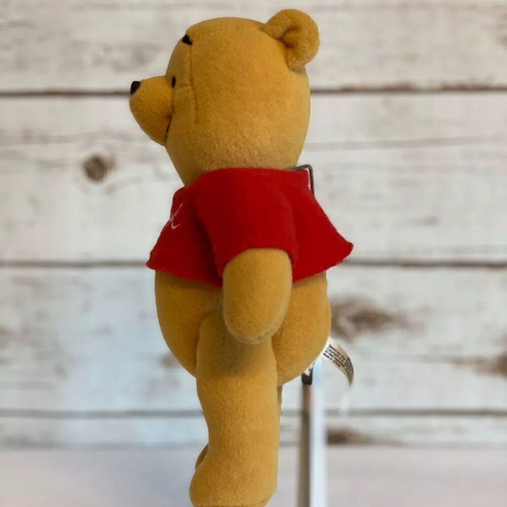 DISNEY WINNIE THE POOH Plush Stuffed Animal Moveable Arms & Legs - Picture 6 of 6